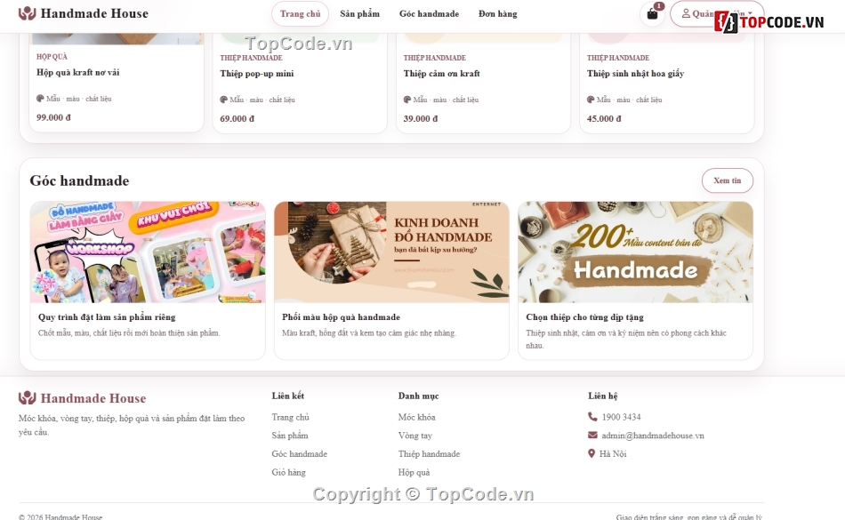 Handmade,code de hieu           va de hiểu nhất,code java de hieu           va de hiểu nhất